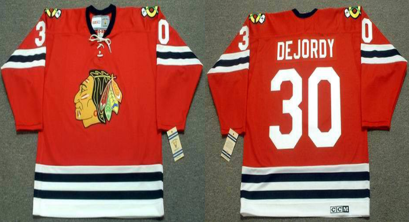 2019 Men Chicago Blackhawks #30 Dejordy red CCM NHL jerseys